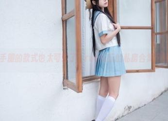 这水手服的款式也太可爱了，rua阮阮的私房合集值得参考